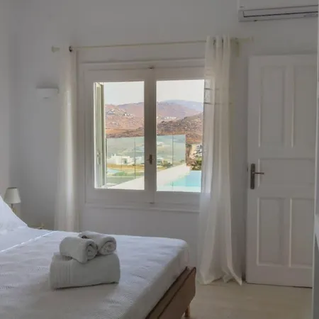 Luxury White W Private Pool In Mikonos * Kalafatis