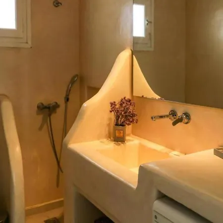 Villa Luxury White W Private Pool In Mikonos Kalafatis